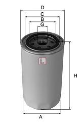 S 8600 R Sofima filtro do sistema hidráulico