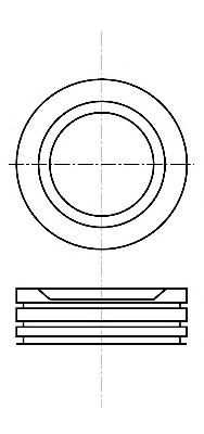 Pistão do kit para 1 cilindro, STD para Citroen Evasion (U6U)