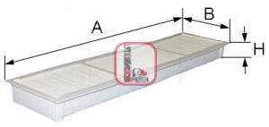 Фильтр салона S3101C Sofima