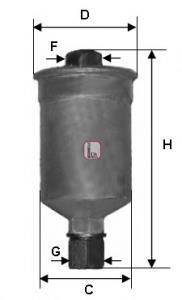 S1659B Sofima filtro de combustível