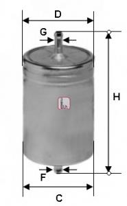 S1583B Sofima filtro de combustível