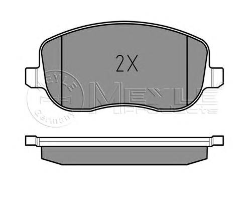 Купить 0252026119W Meyle Колодки тормозные