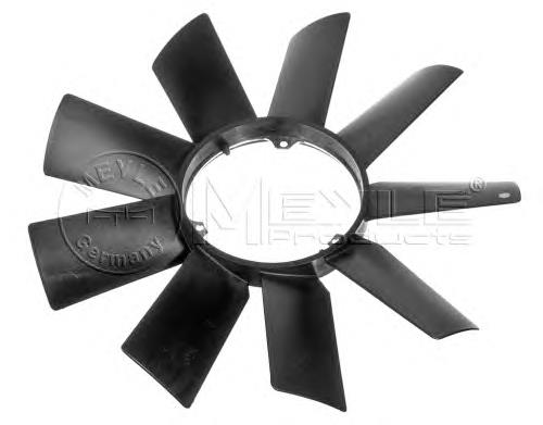 Ventilador (roda de aletas) do radiador de esfriamento para SsangYong Korando 