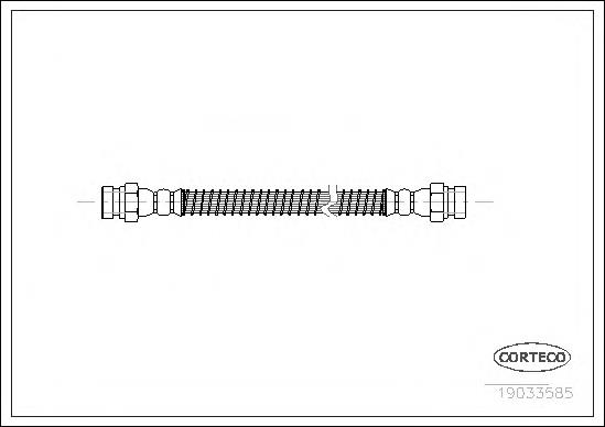 Шланг тормозной передний левый 587311C050 Hyundai/Kia