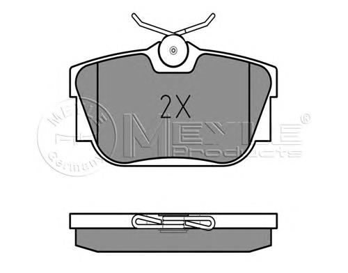 Колодки дисковые  Meyle 0252344616W цена, от 25.54 USD