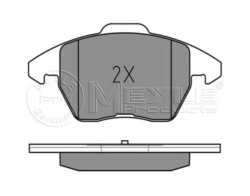 Передние тормозные колодки 0252358720W Meyle
