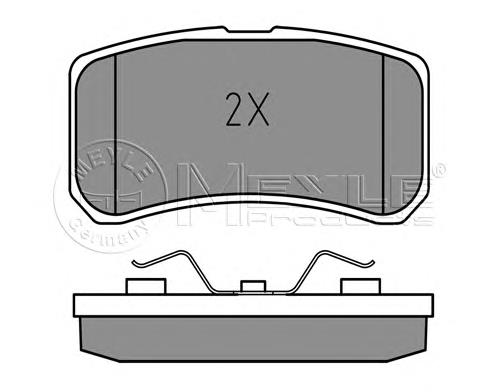 Колодки дисковые  Meyle 0252358216 цена, от 24.07 USD