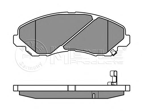 Compre MZ690588 Mitsubishi Sapatas do freio dianteiras de disco