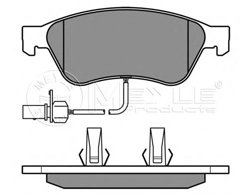Тормозные колодки Meyle 0252389620W