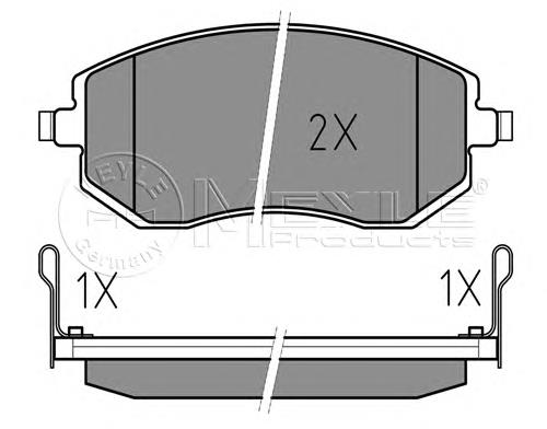 Купить 0252386517W Meyle Колодки тормозные