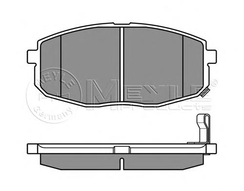 Тормозные колодки Meyle 0252396617W