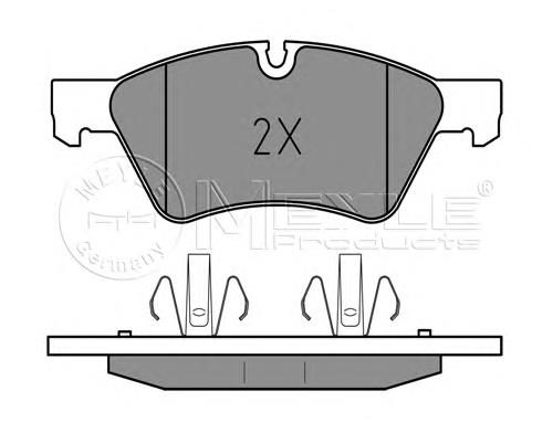 Sapatas do freio dianteiras de disco para Mercedes GL (X164)