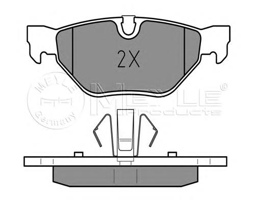Sapatas do freio traseiras de disco para BMW X1 (E84)