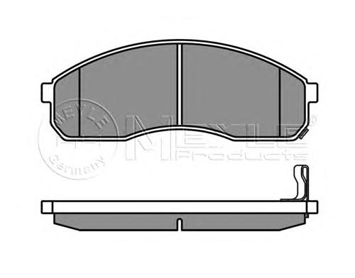 Sapatas do freio dianteiras de disco 50K05 Japko