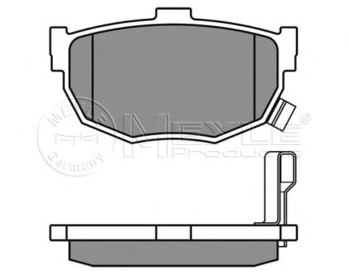 Compre D160041 Dainton Sapatas do freio traseiras de disco