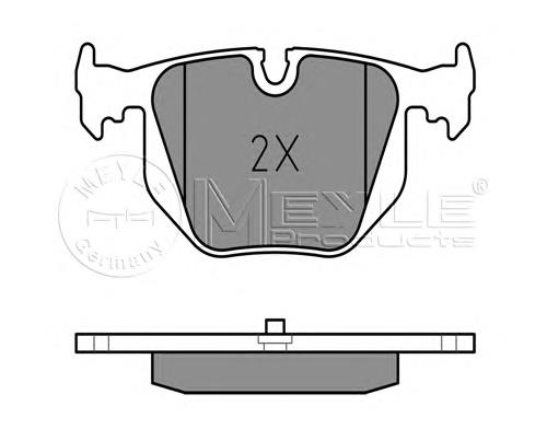 Колодки дисковые  Meyle 0252148717 цена, от 30.86 USD
