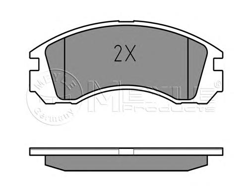 Передние тормозные колодки 0252136315W Meyle