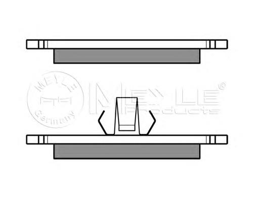 Колодки Meyle 0252310315 цена, от 12.70 USD