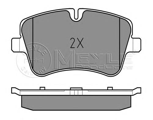Купить 0252314419 Meyle Колодки тормозные