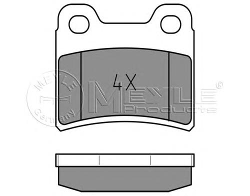 Sapatas do freio traseiras de disco Ford Escort 7 GAL, AFL