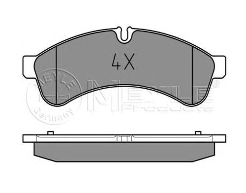 504232820 Iveco sapatas do freio traseiras de disco