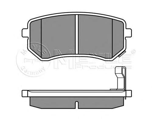 Колодки дисковые  Meyle 0252427614W цена, от 13.85 USD