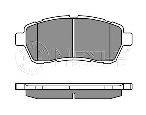 Sapatas do freio dianteiras de disco para Mazda 2 (DE)