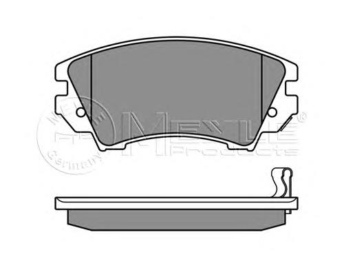 1160142BA AYD Sapatas do freio dianteiras de disco