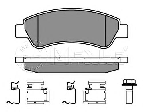 Sapatas do freio traseiras de disco para Peugeot Boxer (250)