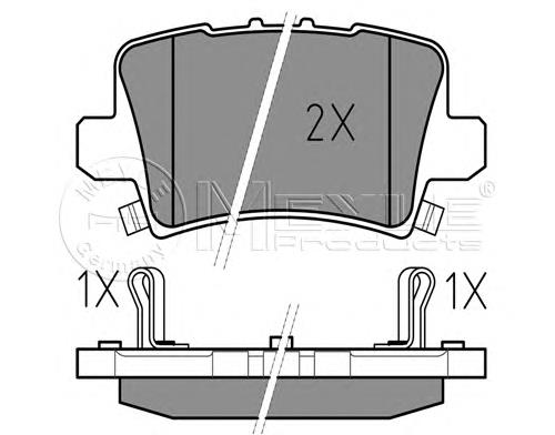 Sapatas do freio traseiras de disco para Honda Civic (FN)