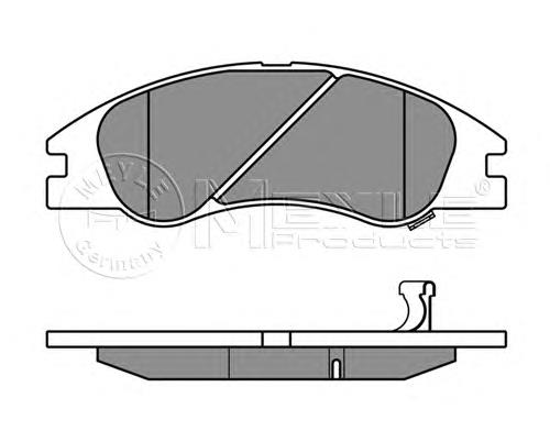 Тормозные колодки Meyle 0252421817W