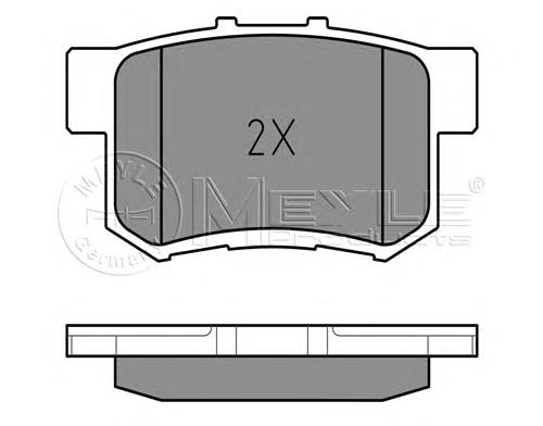 Колодки дисковые  Meyle 0252423114W цена, от 23.61 USD