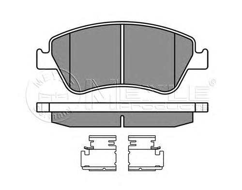 Sapatas do freio dianteiras de disco para Toyota Auris (E15)