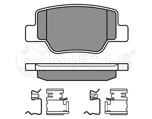 044660F011 Toyota sapatas do freio traseiras de disco