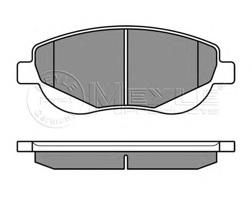 Sapatas do freio dianteiras de disco para Toyota Avensis (T27)