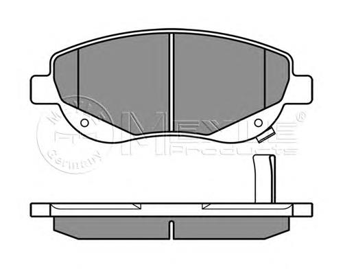 Тормозные колодки Meyle 0252494619W