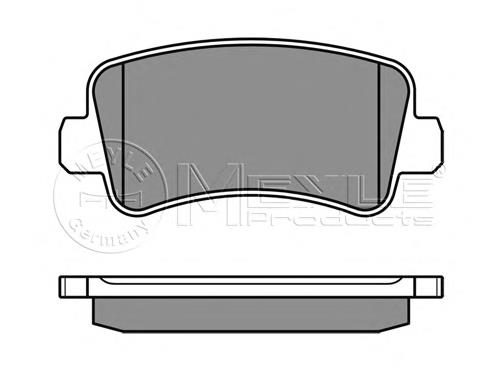 Колодки дисковые  Meyle 0252511218W цена, от 36.20 USD