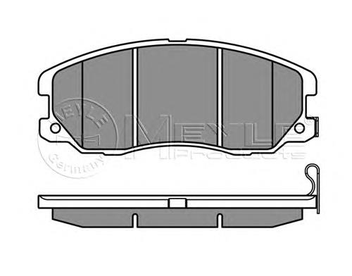 Купить 0252451016W Meyle Колодки тормозные