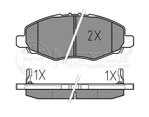 FDB1836 Jurid/Bendix sapatas do freio dianteiras de disco