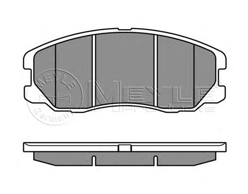 BPA1261.12 Open Parts sapatas do freio dianteiras de disco
