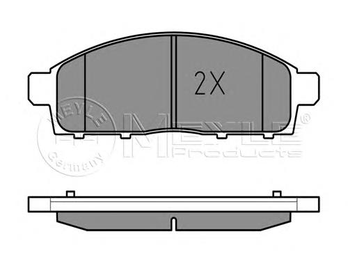 Купить 0252452916W Meyle Колодки тормозные