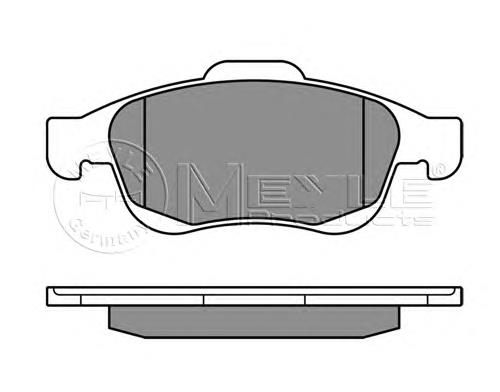 0252453818 Meyle Колодки передние