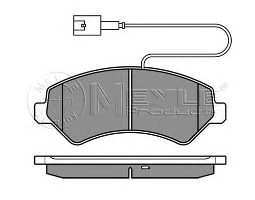Тормозные колодки Meyle 0252446619W1