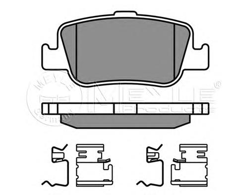 Sapatas do freio traseiras de disco para Toyota Auris (E15)