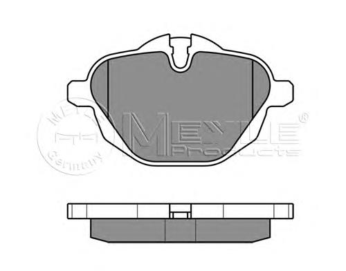 BPA1421.00 Open Parts sapatas do freio traseiras de disco