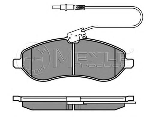 Тормозные колодки Meyle 0252459518W
