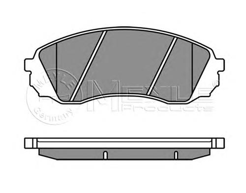 581014HA00 Hyundai/Kia sapatas do freio dianteiras de disco