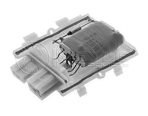 Resistor (resistência) de ventilador de forno (de aquecedor de salão) 1008000033 Meyle