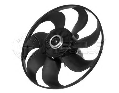 1002360018 Meyle ventilador elétrico de esfriamento montado (motor + roda de aletas)