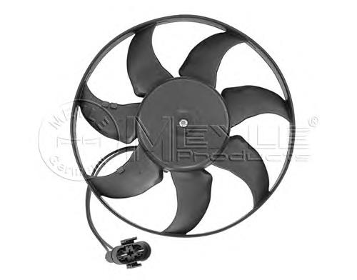 1002360049 Meyle ventilador elétrico de esfriamento montado (motor + roda de aletas)